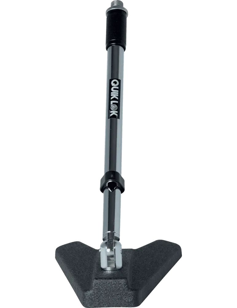  QUIKLOK A114CH Short foot with triangle base - chrome|MusicGoodDeal 