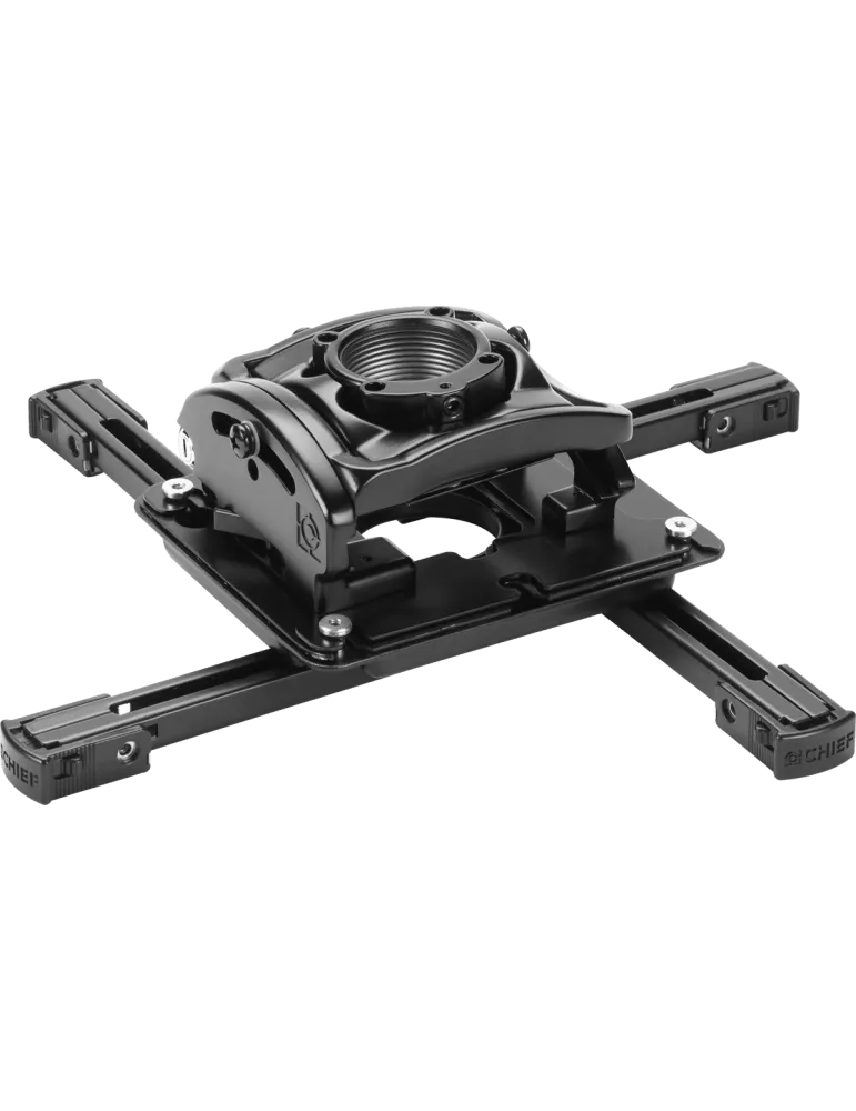  CHIEF RPMAU-B Mounting plates - Elite black - with micro-adjustments|MusicGoodDeal 