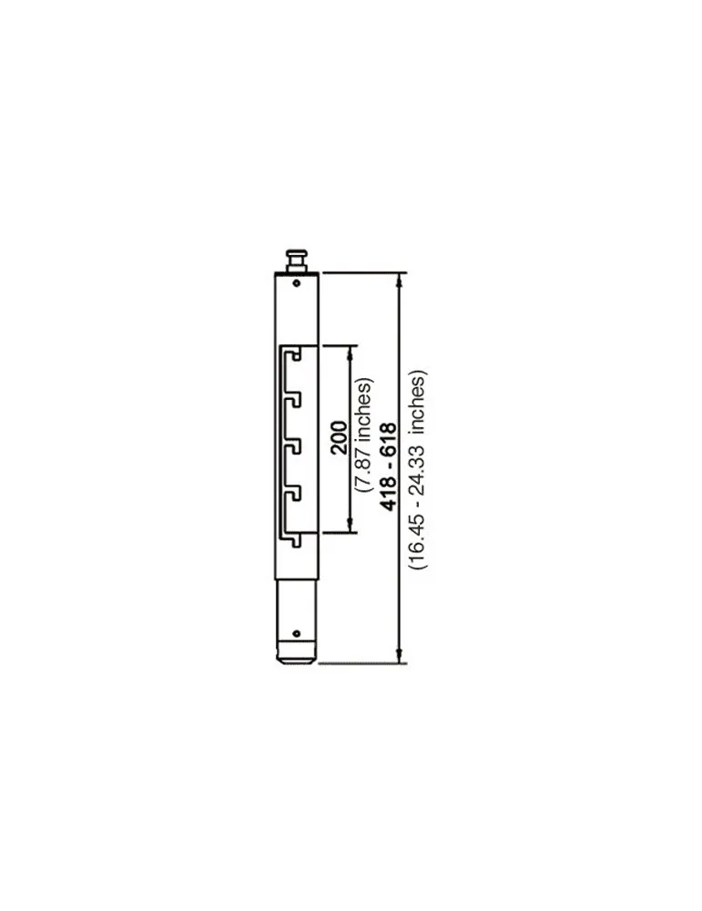  EUROMET 9262 Arakno - White extension column M|MusicGoodDeal 