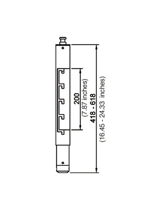  EUROMET 9262 Arakno - White extension column M|MusicGoodDeal 