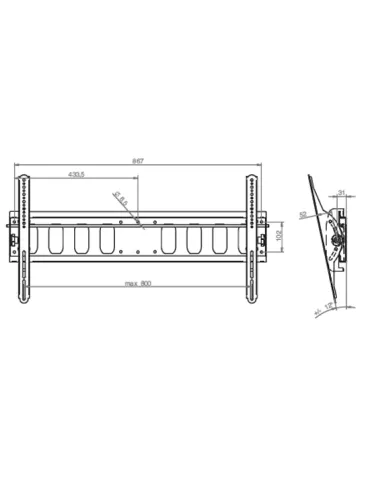  EUROMET 14300 Bildschirm-Wandhalterung 400x400|MusicGoodDeal  2