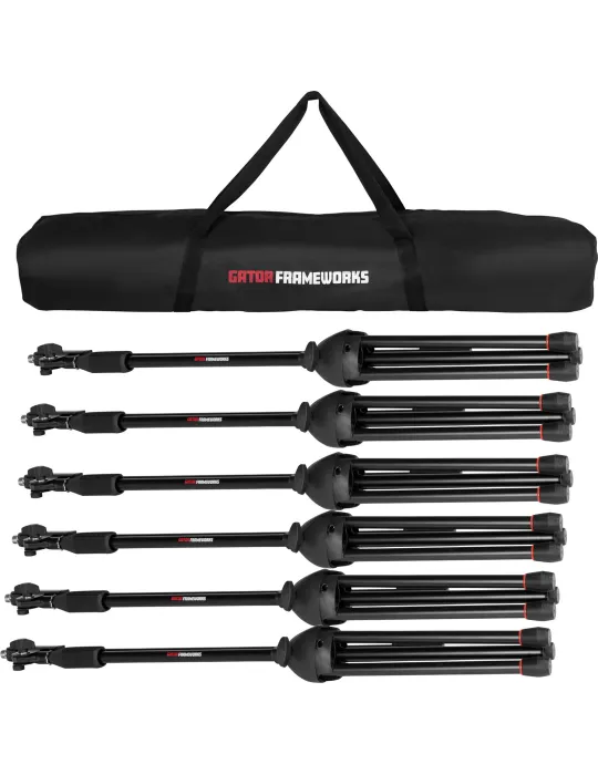 GATOR FRAMEWORKS GFW-MIC-6PACKBG | MusicGoodDeal