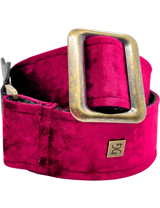 GET M GET M CRUSHED-VELV-BURGUNDY | MusicGoodDeal