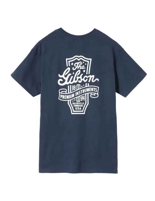 GIBSON ACCESSORIES GA-TEE-PREM-NVY-XL | MusicGoodDeal