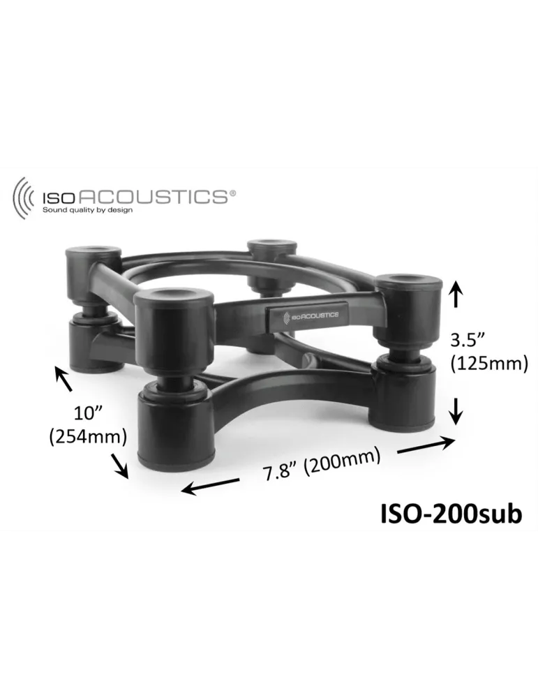  ISOACOUSTICS ISO200SUB Subwoofer-Halterung|MusicGoodDeal 