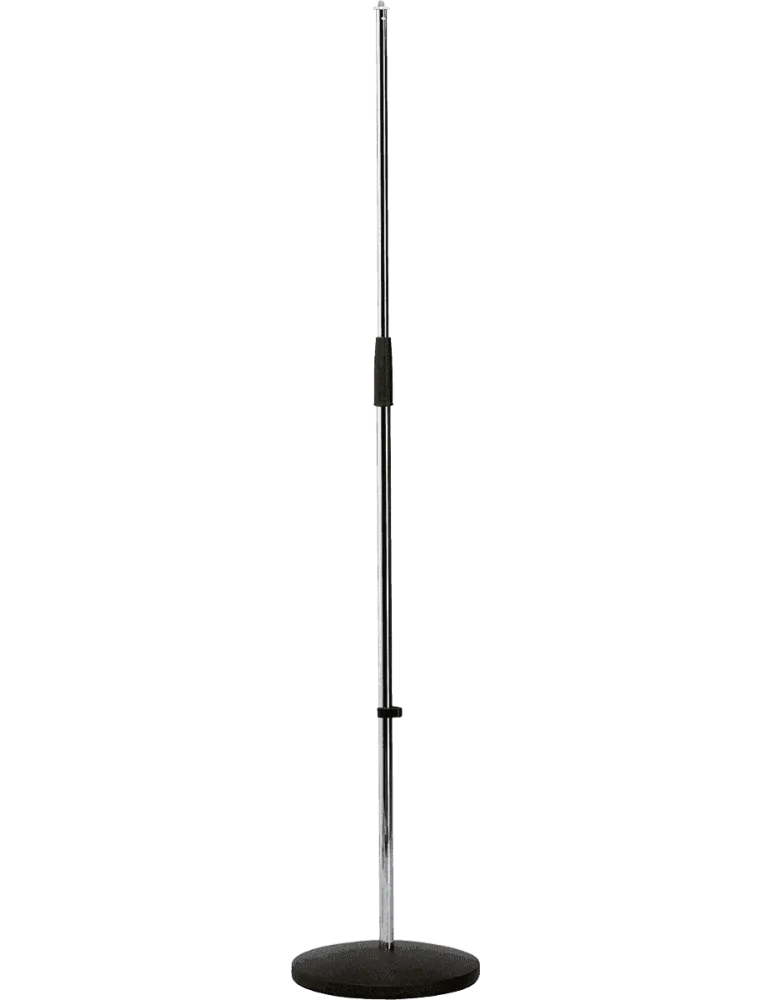  K&M 260-1C Standard - Runde Basis. Verchromt|MusicGoodDeal 