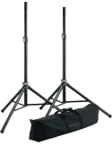  K&M 21449 Package - 2x Stände + Hülle. Push-System|MusicGoodDeal 