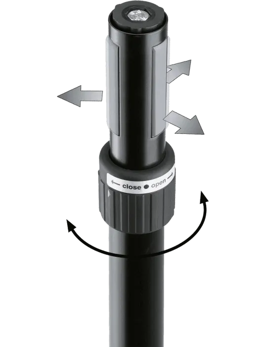  K&M 21368 Standard - 1,80 m. M20. Ring Lock|MusicGoodDeal 