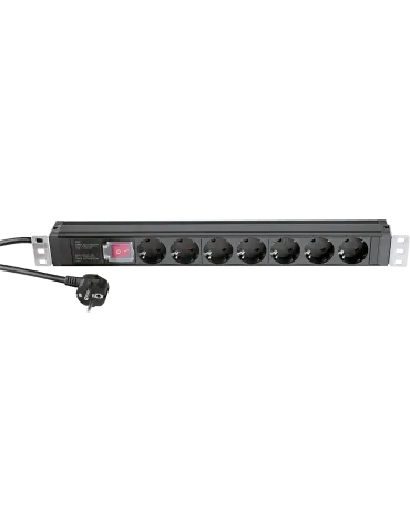  K&M 28674 Stromversorgung - Steckdosenleiste 230V 7 Steckdosen mit Inter.|MusicGoodDeal 