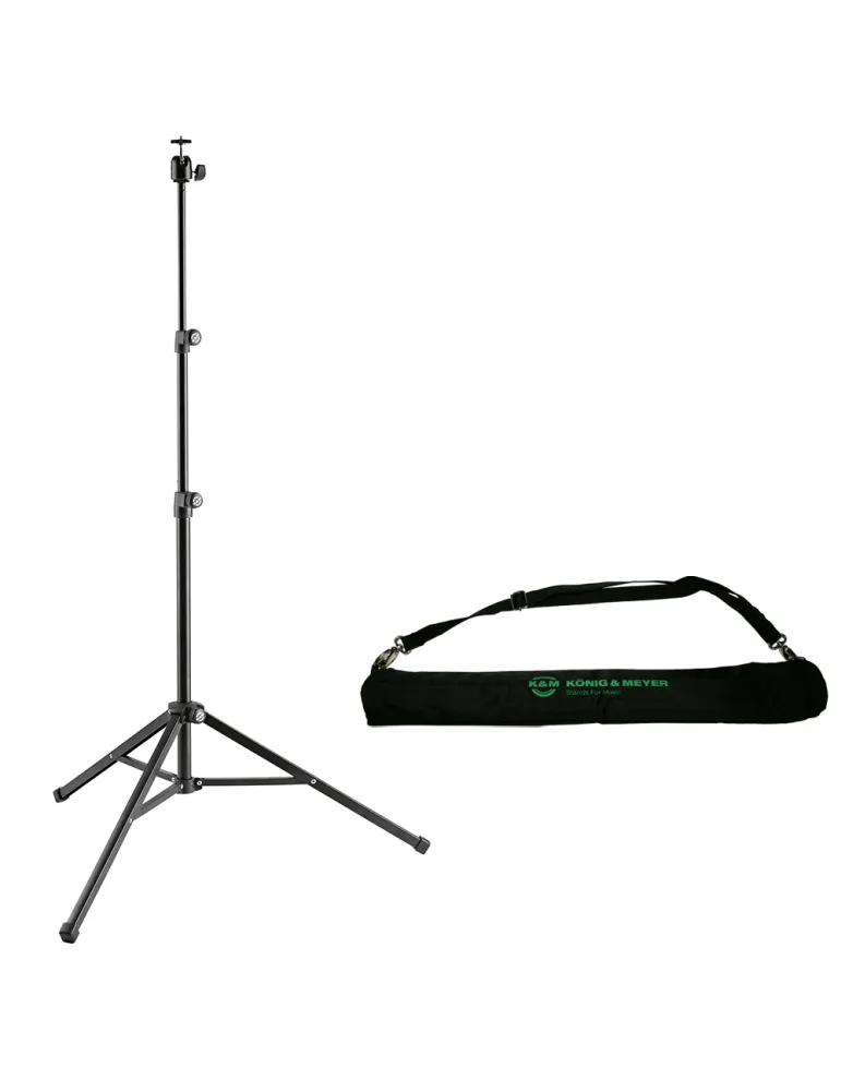  K&M 19784-BUNDLE .  Bundle Teleskopstativ H1355 mm + Transporttasche|MusicGoodDeal 