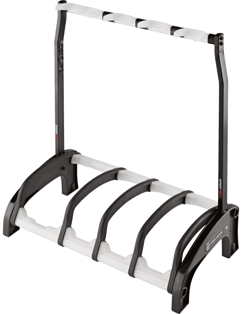  K&M 17534 Multi-support - For 3+1 guitars. Translucent|MusicGoodDeal 