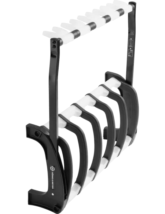  K&M 17525 Multi-support - For 5 electric guitars. Translucent|MusicGoodDeal 