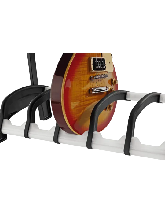  K&M 17525 Multi-support - For 5 electric guitars. Translucent|MusicGoodDeal 