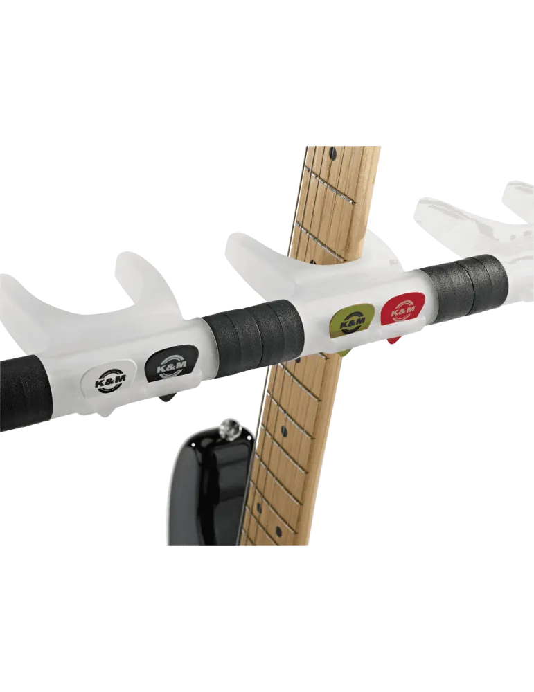 K&M 17525 Multi-support - For 5 electric guitars. Translucent|MusicGoodDeal 