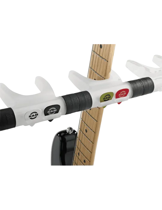  K&M 17525 Multi-support - For 5 electric guitars. Translucent|MusicGoodDeal 