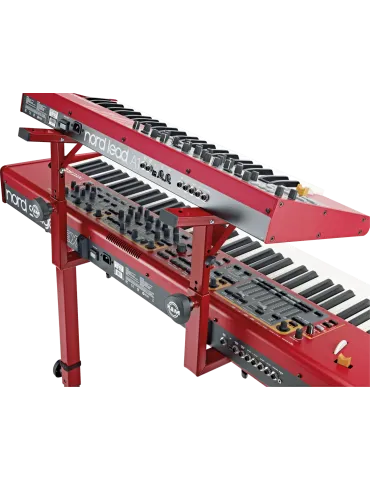  K&M 18811R Omega-Optionen - Arm für 2. Tastatur. Rubinrot|MusicGoodDeal  2