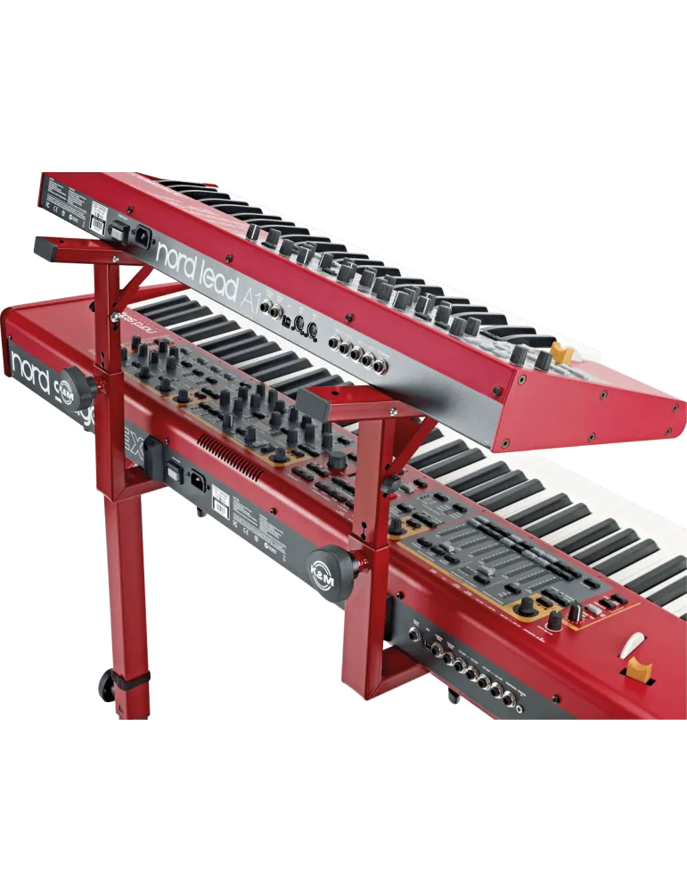  K&M 18811R Omega-Optionen - Arm für 2. Tastatur. Rubinrot|MusicGoodDeal 