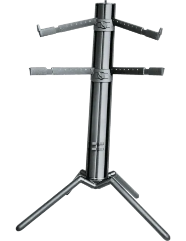  K&M 18860B Spider Pro - 2 Ebenen. Kann erweitert werden. Schwarz|MusicGoodDeal 