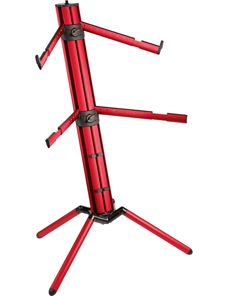  K&M 18860R Spider Pro - 2 Ebenen. Kann erweitert werden. Rot|MusicGoodDeal 
