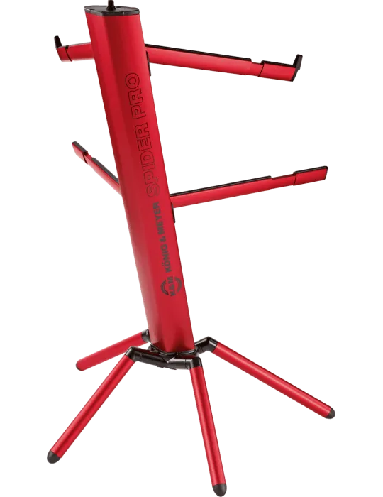  K&M 18860R Spider Pro - 2 Ebenen. Kann erweitert werden. Rot|MusicGoodDeal 