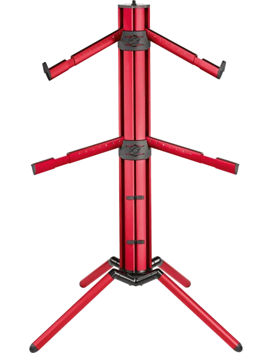  K&M 18860R Spider Pro - 2 Ebenen. Kann erweitert werden. Rot|MusicGoodDeal 