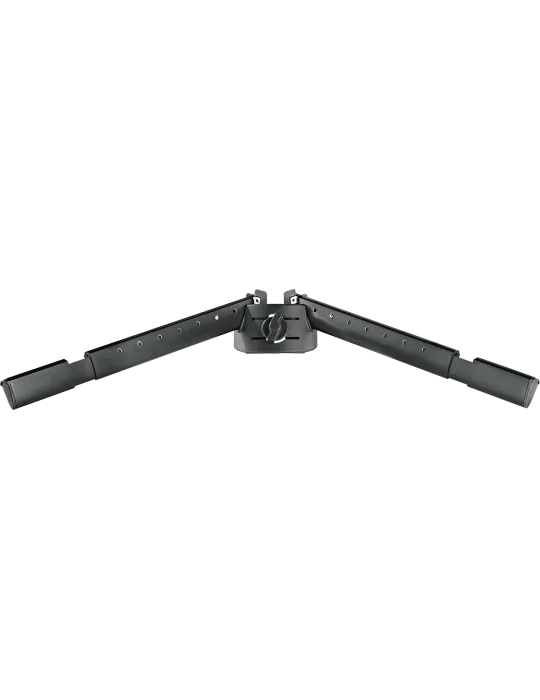  K&M 18865B Optionen - Gerade Arme. Schwarz|MusicGoodDeal 
