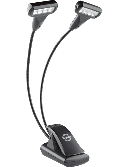  K&M 12273 Pultlampe 2 T-Arme 4 Leds|MusicGoodDeal 