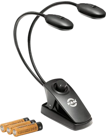  K&M 12271 Zwei Köpfe 6 LEDs einstellbare Intensität|MusicGoodDeal 