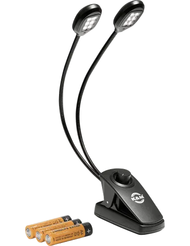  K&M 12271 Zwei Köpfe 6 LEDs einstellbare Intensität|MusicGoodDeal  2