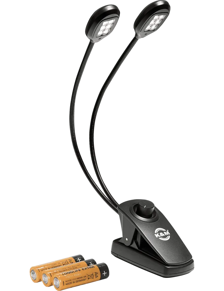  K&M 12271 Zwei Köpfe 6 LEDs einstellbare Intensität|MusicGoodDeal 