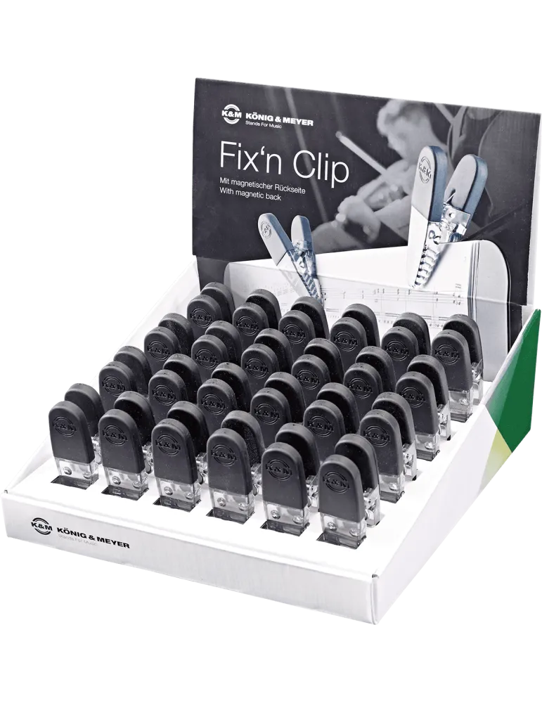  K&M 16055 Clips for partition x24|MusicGoodDeal 