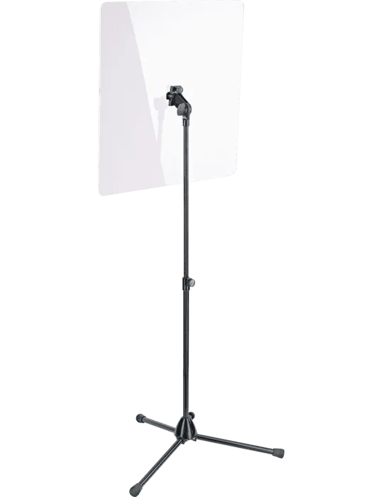  K&M 11903 Transparent shield with tripod|MusicGoodDeal 