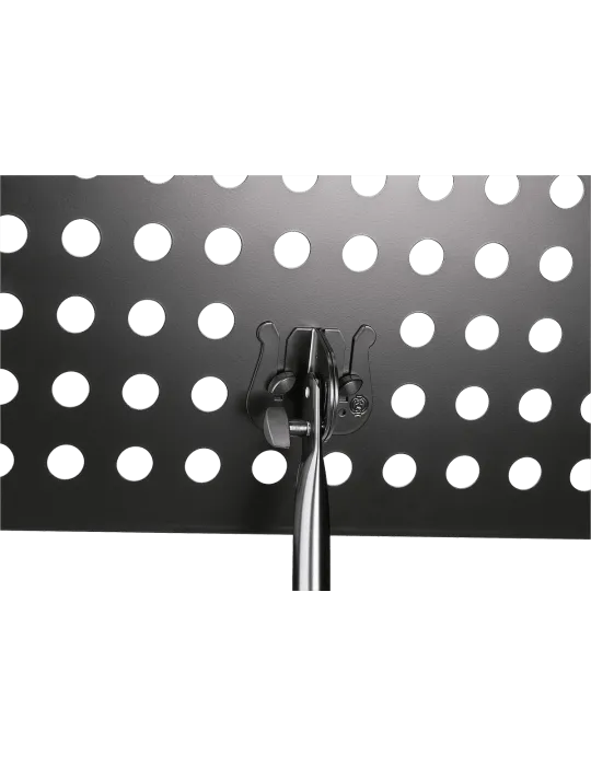  K&M 12179 Rednerpult Stahl perforierte Platte klappbares Stativ|MusicGoodDeal 