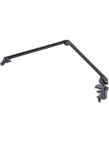 K&M 23865     Fixation par serrage - Pour table. Articulée. Charge 1,5 kg
