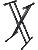  QUIKLOK T550 Trigger Lok - Doppel-X-Tastaturständer - Schwarz|MusicGoodDeal 