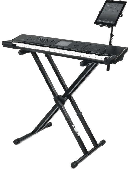  QUIKLOK T550 Trigger Lok - Doppel-X-Tastaturständer - Schwarz|MusicGoodDeal 