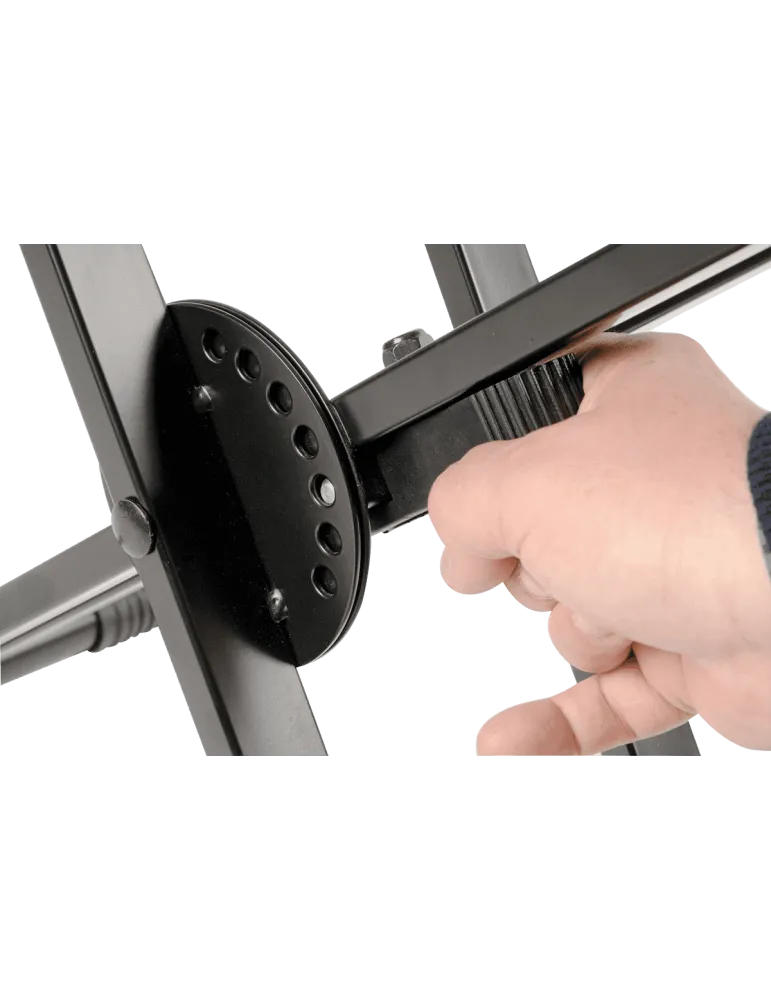  QUIKLOK QL646 Performer - X-Doppel-Tastaturständer - schwarz|MusicGoodDeal 