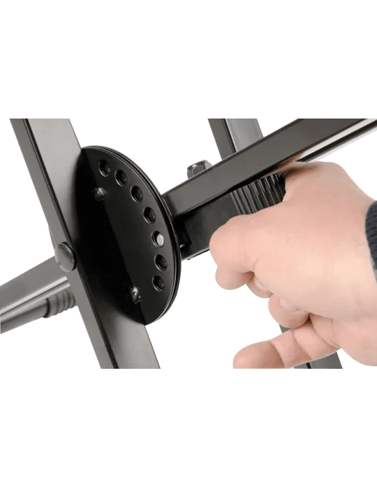  QUIKLOK QL646 Performer - X-Doppel-Tastaturständer - schwarz|MusicGoodDeal 