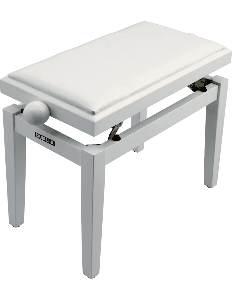  QUIKLOK PB100WHS Deluxe-Sitz aus Holz - matt weiß|MusicGoodDeal 