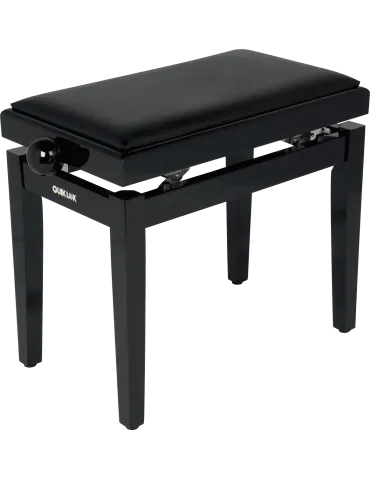  QUIKLOK PB100BKL Deluxe-Sitz aus Holz - glänzend schwarz|MusicGoodDeal 