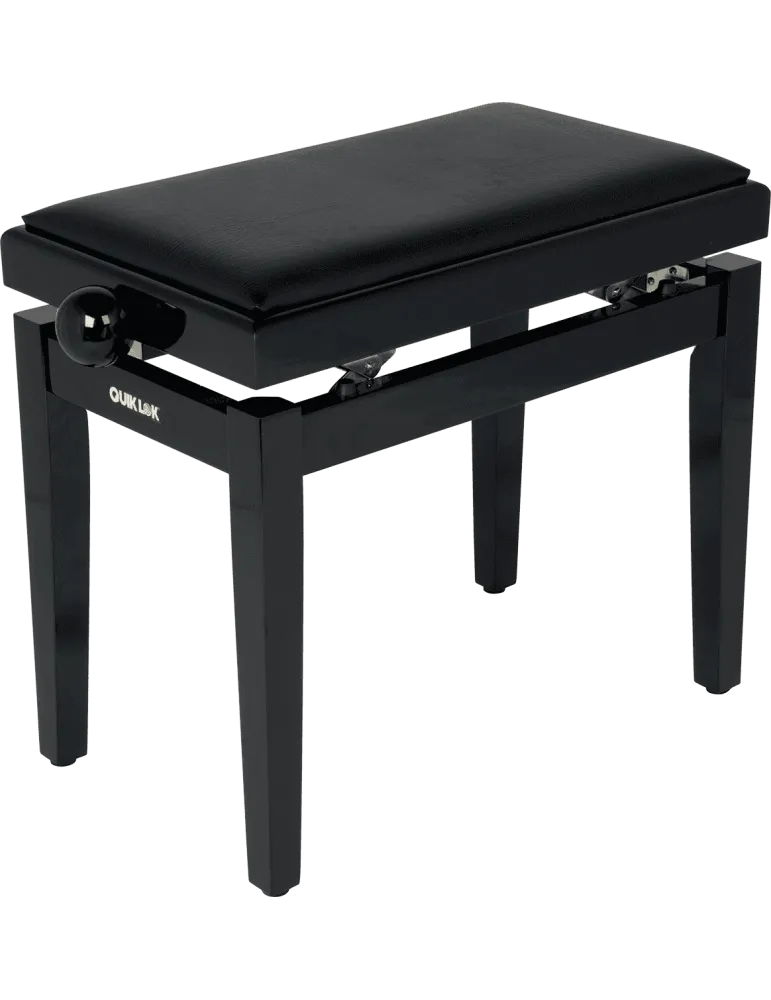  QUIKLOK PB100BKL Deluxe-Sitz aus Holz - glänzend schwarz|MusicGoodDeal 