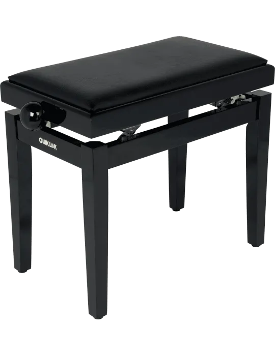  QUIKLOK PB100BKL Deluxe-Sitz aus Holz - glänzend schwarz|MusicGoodDeal 