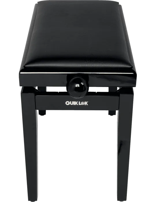 QUIKLOK PB100BKL Deluxe-Sitz aus Holz - glänzend schwarz|MusicGoodDeal 