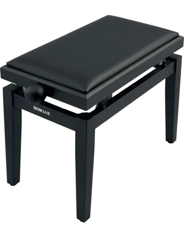  QUIKLOK PB100BKS Deluxe-Sitz aus Holz - mattschwarz|MusicGoodDeal 