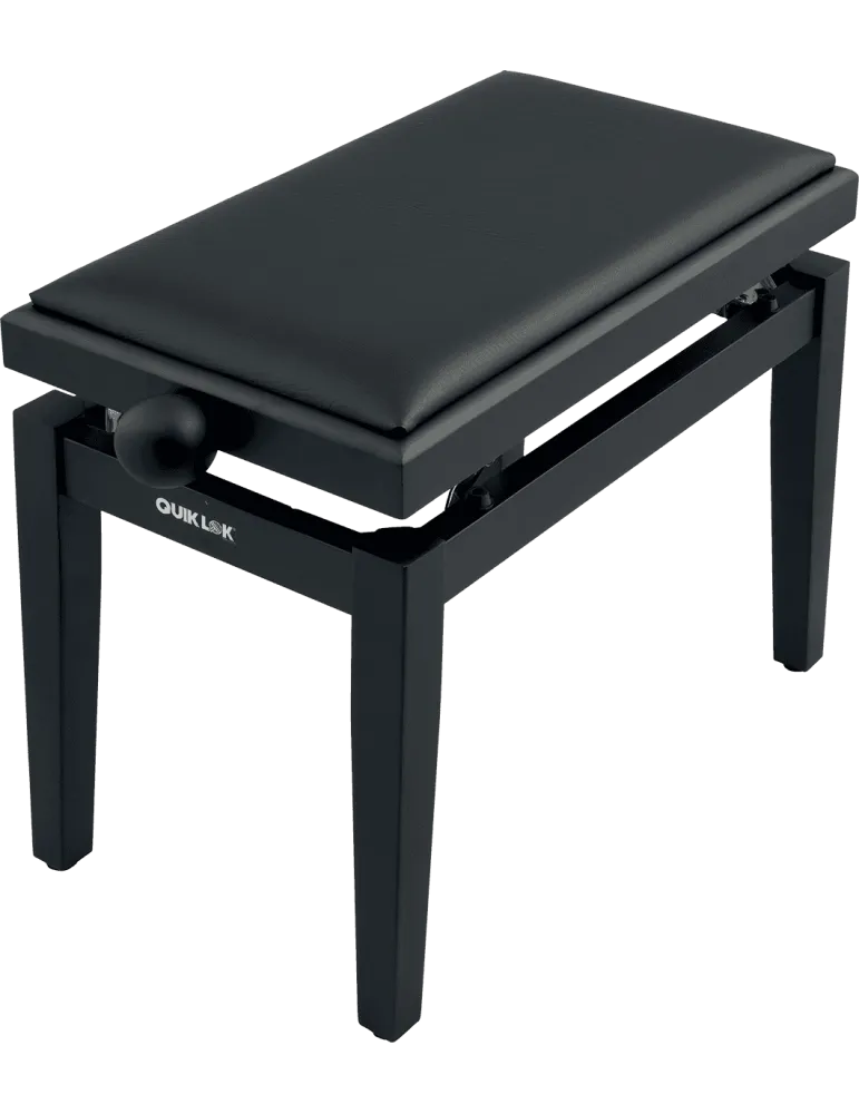  QUIKLOK PB100BKS Deluxe-Sitz aus Holz - mattschwarz|MusicGoodDeal 