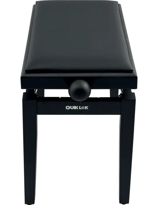  QUIKLOK PB100BKS Deluxe-Sitz aus Holz - mattschwarz|MusicGoodDeal 