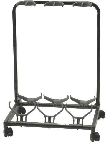  QUIKLOK GS430 Stand for 3 guitars with wheels - black|MusicGoodDeal 
