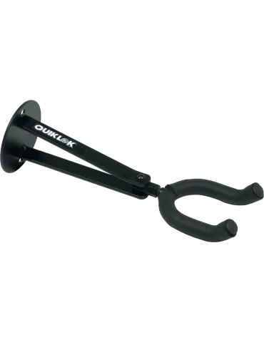  QUIKLOK GS454 Murale - Long guitar wall mount with fork - black|MusicGoodDeal 