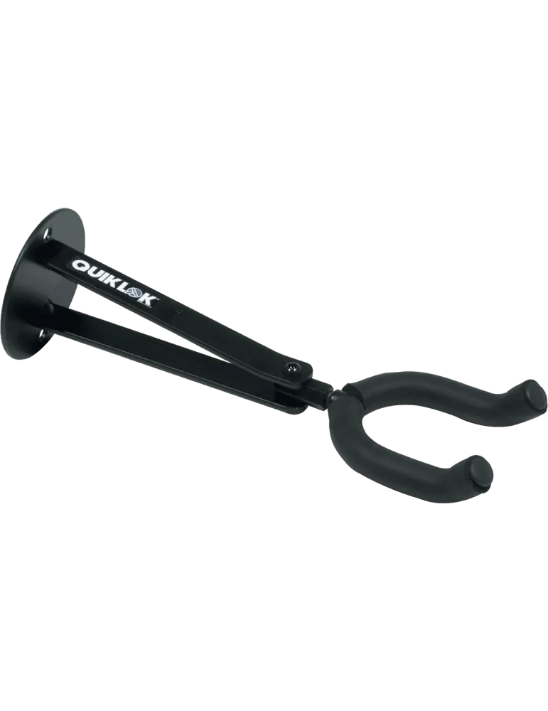  QUIKLOK GS454 Murale - Long guitar wall mount with fork - black|MusicGoodDeal 