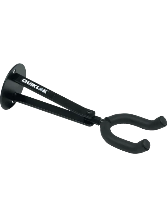  QUIKLOK GS454 Murale - Long guitar wall mount with fork - black|MusicGoodDeal 